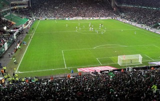 Le stade Geoffroy Guichard à Saint-Etienne