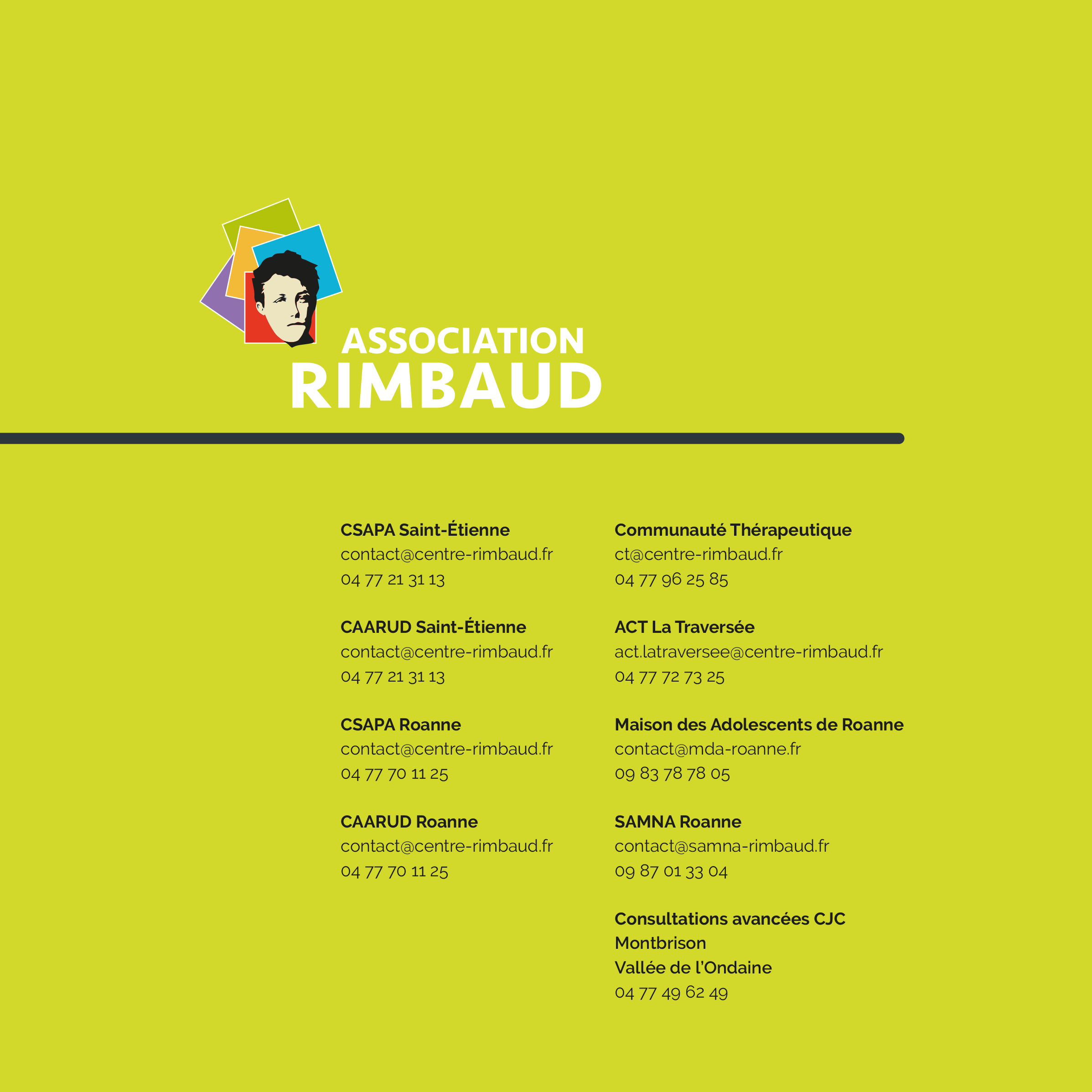 Liste des structures de l’Association Rimbaud dans la Loire